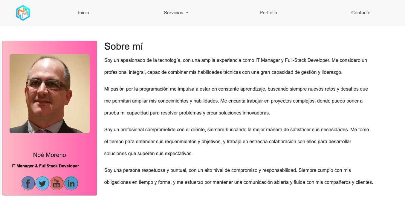 Noe Moreno - Portfolio Personal
